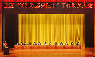 伟德源自英国始于1946集团参加济阳区“2024攻坚突破年”工作动员大会